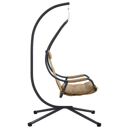 Hängande äggstol Taupe 94 x 107 x 196,5 cm Stål