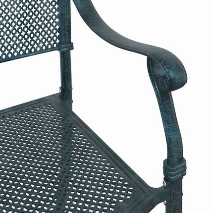 Trädgård Stol 2 pcs Grön 64 x 62 x 93cm Aluminium