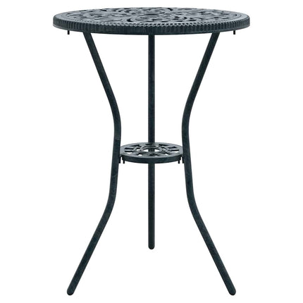 Trädgårds Bistro Set 3 pcs Grön Aluminium