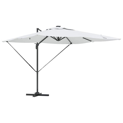 Parasoll Sand 286 x 284 x 270 cm Aluminium och Polyester