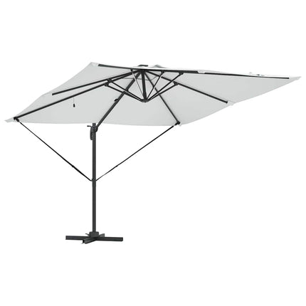 Parasoll Sand 286 x 284 x 270 cm Aluminium och Polyester