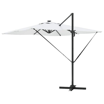 Parasoll Sand 286 x 284 x 270 cm Aluminium och Polyester