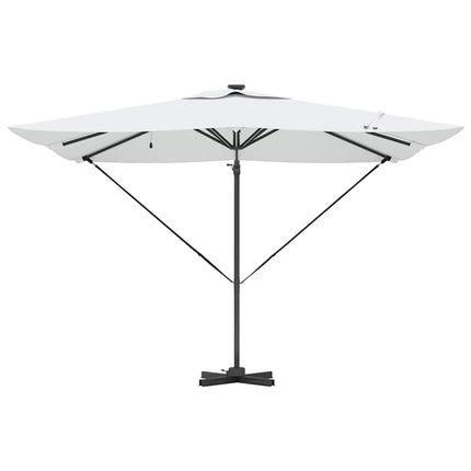 Parasoll Sand 286 x 284 x 270 cm Aluminium och Polyester