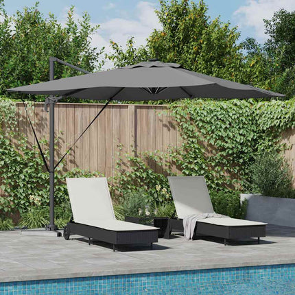 Parasoll Antracit 286 x 284 x 270 cm Aluminium och Polyester