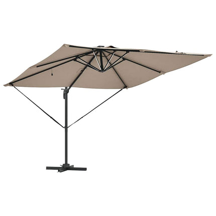 Parasoll Taupe 286 x 284 x 270 cm Aluminium och Polyester