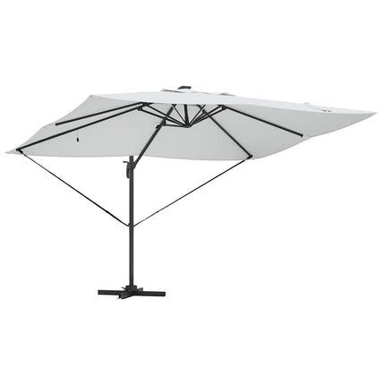Parasoll Sand 352 x 251 x 265 cm Polyester och aluminium