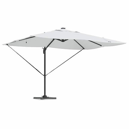 Parasoll Sand 352 x 251 x 265 cm Polyester och aluminium