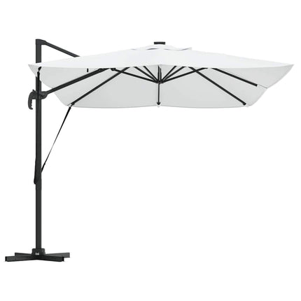 Parasoll Sand 352 x 251 x 265 cm Polyester och aluminium