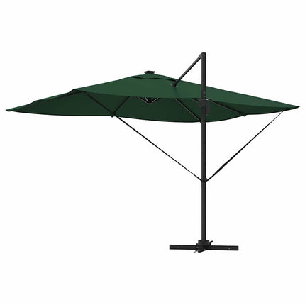 Parasoll Grön 352 x 251 x 265 cm Polyester och aluminium