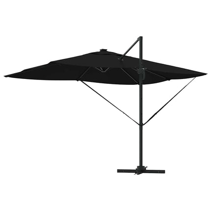 Parasoll Svart 352 x 251 x 265 cm Polyester och aluminium
