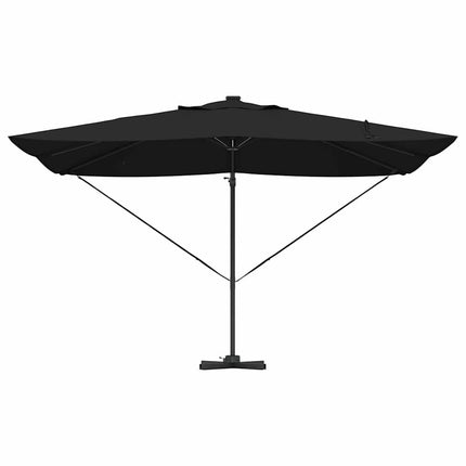 Parasoll Svart 352 x 251 x 265 cm Polyester och aluminium