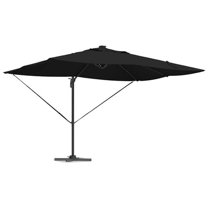 Parasoll Svart 352 x 251 x 265 cm Polyester och aluminium