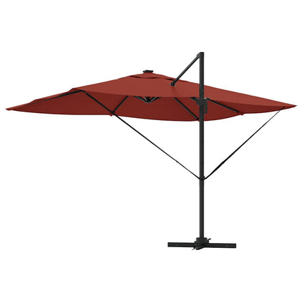 Parasoll Terracotta 352 x 251 x 265 cm Polyester och aluminium