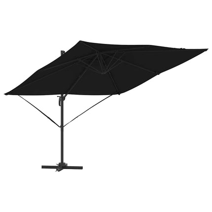 Roma Parasol Svart 286 x 284 x 265 cm Aluminium och Polyester