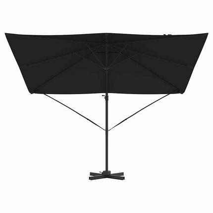 Roma Parasol Svart 286 x 284 x 265 cm Aluminium och Polyester