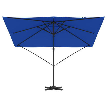 Roma Parasol Blå 286 x 284 x 265 cm Aluminium och Polyester