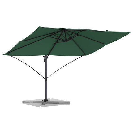 Parasoll Grön 351 x 250 x 260 cm Polyester och aluminium