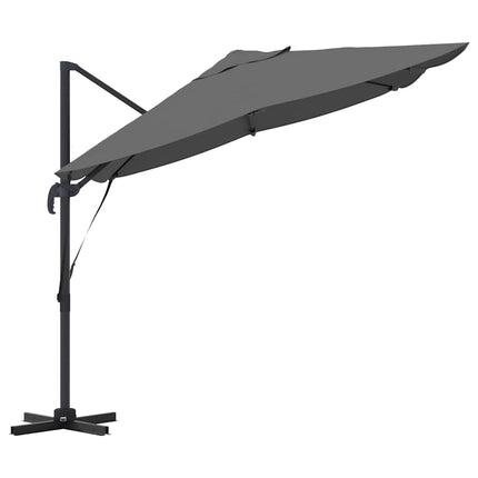 Parasoll Antracit 351 x 250 x 260 cm Polyester och aluminium