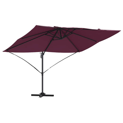 Parasoll Bordeaux Röd 351 x 250 x 260 cm
