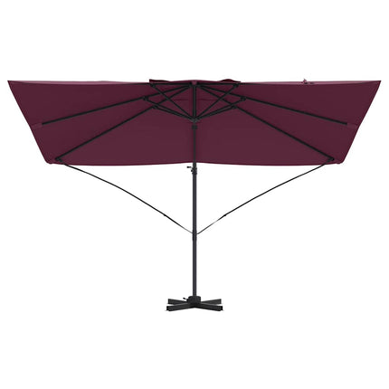 Parasoll Bordeaux Röd 351 x 250 x 260 cm