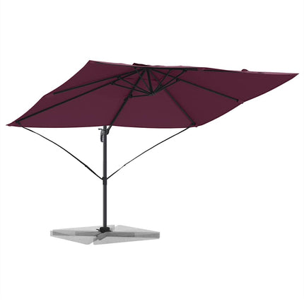 Parasoll Bordeaux Röd 351 x 250 x 260 cm
