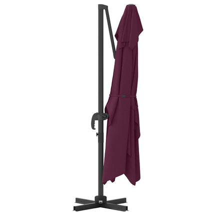 Parasoll Bordeaux Röd 351 x 250 x 260 cm