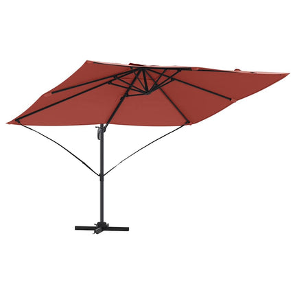 Parasoll Terracotta 351 x 250 x 260 cm Polyester och aluminium