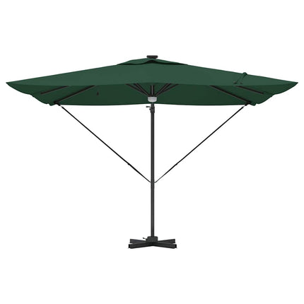 Roma Parasol Grön 286 x 284 x 270 cm Aluminium och Polyester