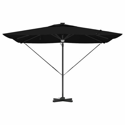 Roma Parasol Svart 286 x 284 x 270 cm Aluminium och Polyester