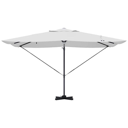 Parasoll Sand 351 x 250 x 253 cm Polyester och aluminium