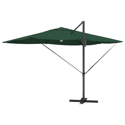 Parasoll Grön 351 x 250 x 253 cm Polyester och aluminium