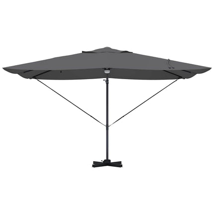 Parasoll Antracit 351 x 250 x 253 cm Polyester och aluminium