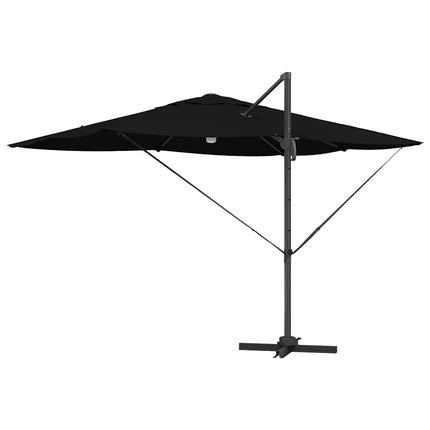 Parasoll Svart 351 x 250 x 253 cm Polyester och aluminium