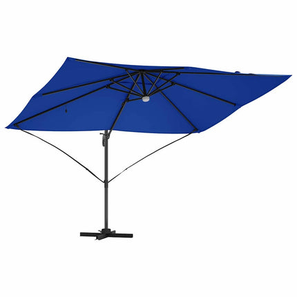 Parasoll 351 x 250 x 253 cm Polyester och aluminium Azurblå