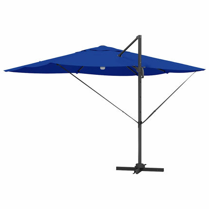 Parasoll 351 x 250 x 253 cm Polyester och aluminium Azurblå