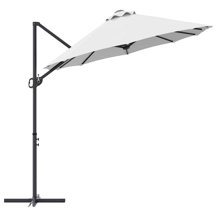 Parasoll Sand 372 x 198 x 243 cm Polyester och aluminium
