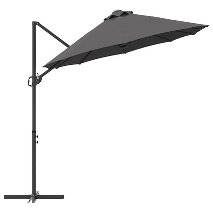 Parasoll Antracit 372 x 198 x 243 cm Polyester och aluminium