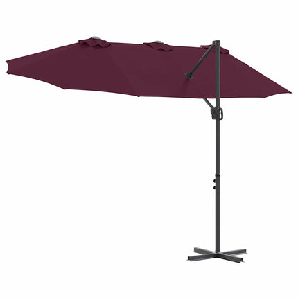Parasoll Bordeaux Röd 372 x 198 x 243 cm