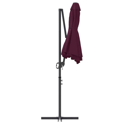 Parasoll Bordeaux Röd 372 x 198 x 243 cm