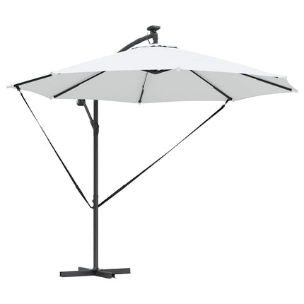 Parasoll Sand 294 x 294 x 248 cm Polyester och aluminium