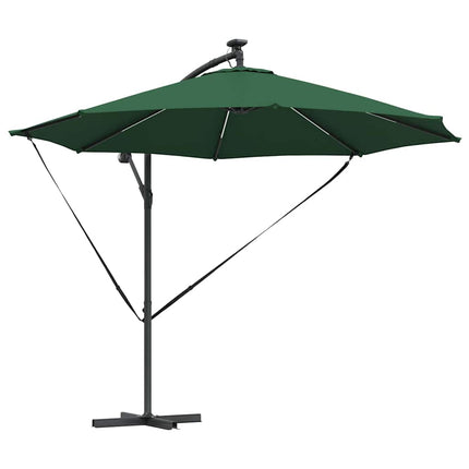 Parasoll Grön 294 x 294 x 248 cm Polyester och aluminium