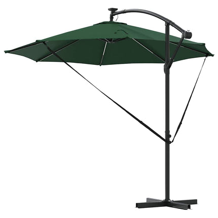 Parasoll Grön 294 x 294 x 248 cm Polyester och aluminium
