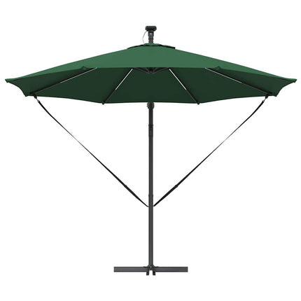 Parasoll Grön 294 x 294 x 248 cm Polyester och aluminium