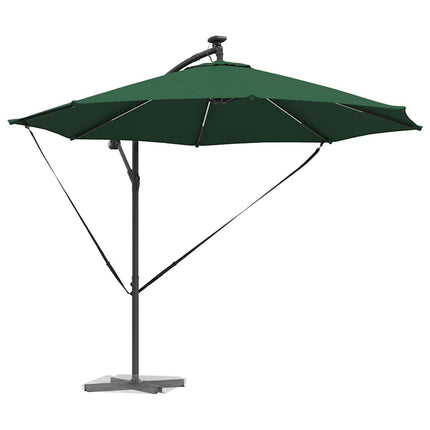 Parasoll Grön 294 x 294 x 248 cm Polyester och aluminium