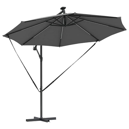 Parasoll Antracit 294 x 294 x 248 cm Polyester och aluminium
