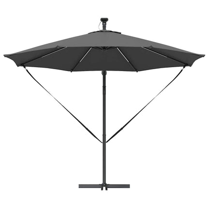 Parasoll Antracit 294 x 294 x 248 cm Polyester och aluminium