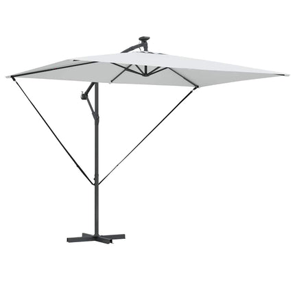 Parasoll Sand 294 x 200 x 270 cm Polyester och aluminium