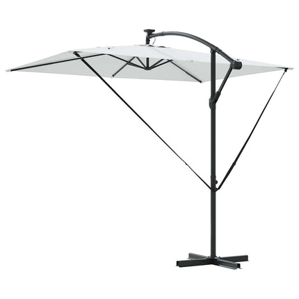 Parasoll Sand 294 x 200 x 270 cm Polyester och aluminium