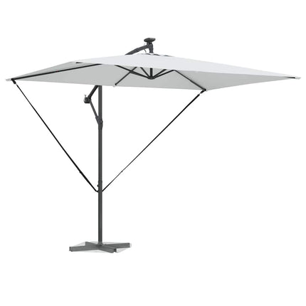 Parasoll Sand 294 x 200 x 270 cm Polyester och aluminium