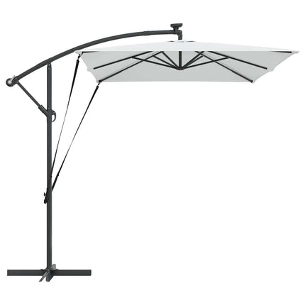Parasoll Sand 294 x 200 x 270 cm Polyester och aluminium